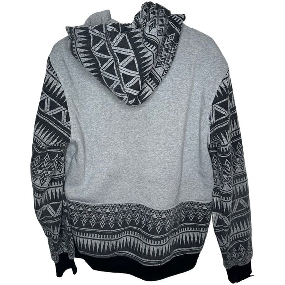 Southpole Y2K Men's Gray Full Zip Hoodie Size M Graphic Print Vintage - Picture 2 of 10